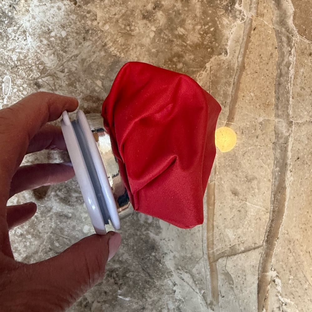 Red Satin ice pack